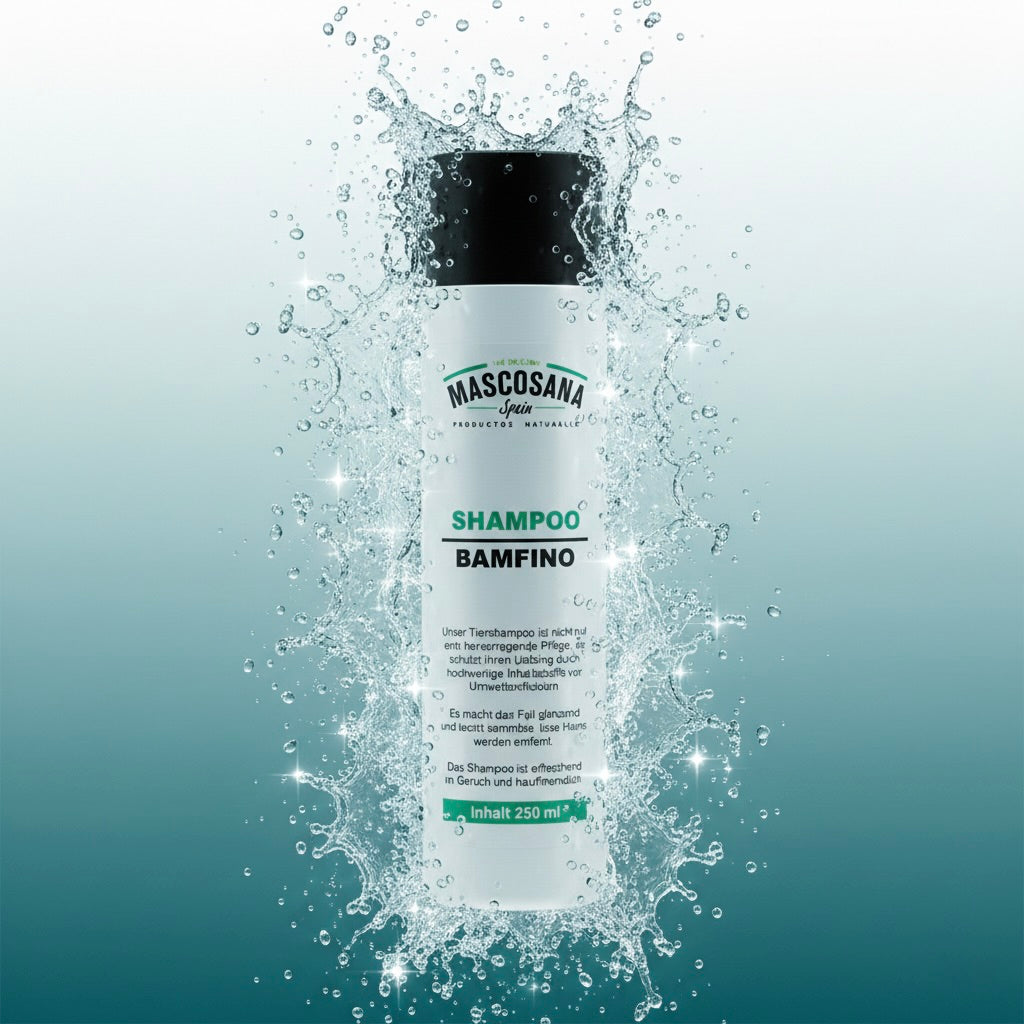 Mascosana - Shampoo Bamfino für Hunde, Katzen & Pferde - 250 ml - Fellpflege - Vegan Mascosana