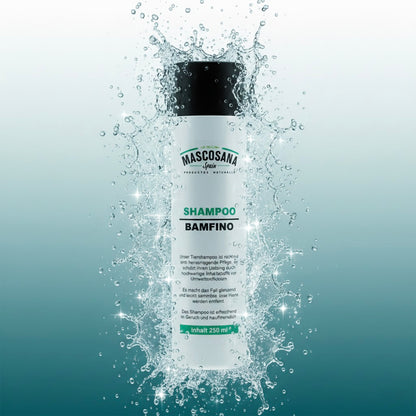 Mascosana - Shampoo Bamfino für Hunde, Katzen & Pferde - 250 ml - Fellpflege - Vegan Mascosana